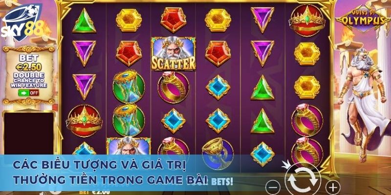 Điểm danh các biểu tượng đặc trưng của Gate of Olympus